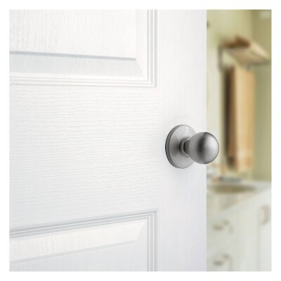 Kwikset Polo Passage Knob, Satin Chrome